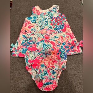 Lilly Pulitzer Infant Shift Tiki Pink Gypsea
